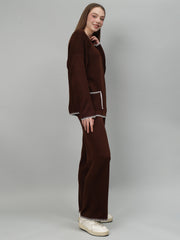 Gaiia New Round Neck Pocket Pattern Co-Ord Set