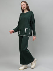 Gaiia New Round Neck Pocket Pattern Co-Ord Set