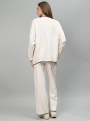 Gaiia New Round Neck Pocket Pattern Co-Ord Set