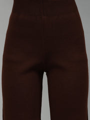 Gaiia Women Solid Color High Neck Co-Ord Set