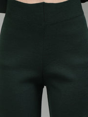 Gaiia Women Solid Color High Neck Co-Ord Set