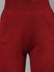 Gaiia Women Solid Color High Neck Co-Ord Set