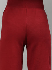 Gaiia Women Solid Color High Neck Co-Ord Set