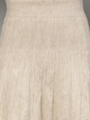 Gaiia Rustic Knit Skirt With Cardigan