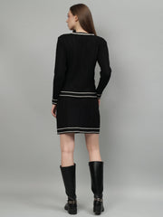 Gaiia Casual Long Sleeve Sweater Skirt Sets