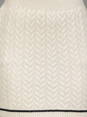 Gaiia Casual Long Sleeve Sweater Skirt Sets