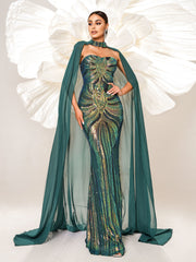 Gaiia Emerald Empress Gown - Green