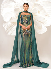 Gaiia Emerald Empress Gown - Green