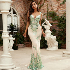 Gaiia Mystic Meadow Gown - Green