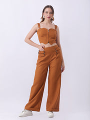 Gaiia Hazel Co-Ord Set - Brown