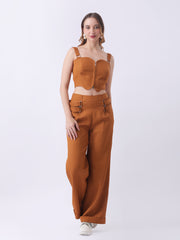 Gaiia Hazel Co-Ord Set - Brown