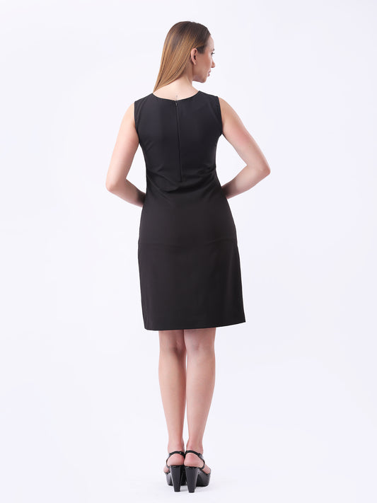 Gaiia Formal Bodycon Dress - Black