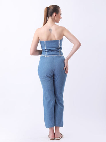 Gaiia Blue Corset Co - Ord Set - Black - GAIIA