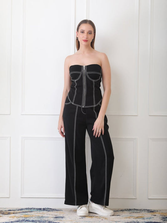 Gaiia Black Corset Co - Ord Set - GAIIA