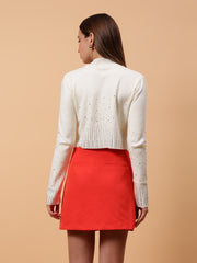 Gaiia Crystal Embellished Sweatshirt