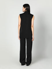 Gaiia Sleevless Blazer And Trouser Set