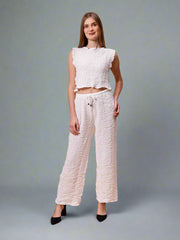 Gaiia Sleeveless Solid Color Co-Ord Set