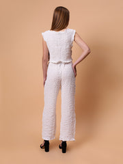 Gaiia Sleeveless Solid Color Co-Ord Set