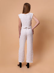 Gaiia Sleeveless Solid Color Co-Ord Set