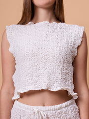 Gaiia Sleeveless Solid Color Co-Ord Set