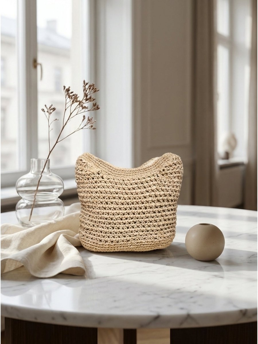 Luna Weave Crochet Shoulder Bag - GAIIA