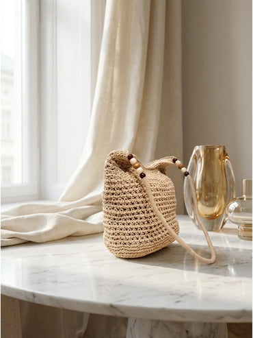Luna Weave Crochet Shoulder Bag - GAIIA