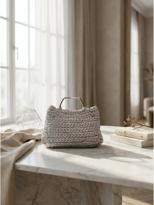 Silver Muse Handwoven Mini Bag - GAIIA