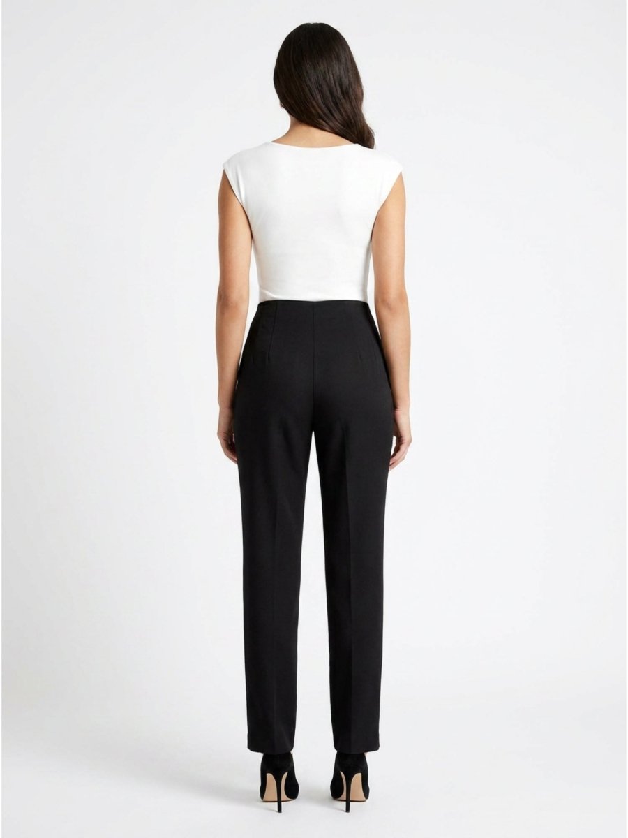 Women Solid Linen Blend Regular Fit Trouser - GAIIA