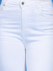 White High Waist Jeans With Stretch