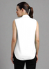 Women Pocket Stone Sleeveless Shirt