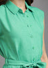 Women Green Shirt Dress