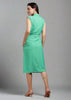 Women Green Shirt Dress