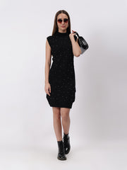 Women Sleevless Pullover Dress