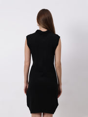 Women Sleevless Pullover Dress