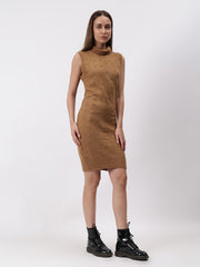 Women Sleevless Pullover Dress