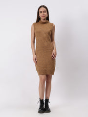 Women Sleevless Pullover Dress