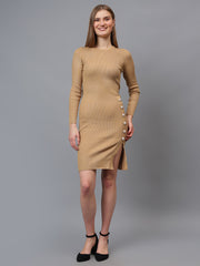 Self Design Bodycon Dress