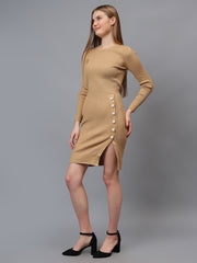 Self Design Bodycon Dress