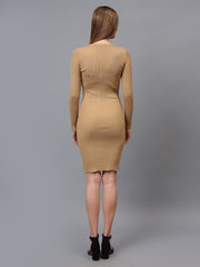 Self Design Bodycon Dress