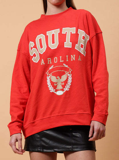 Gaiia Printed Stylish Sweatshirt