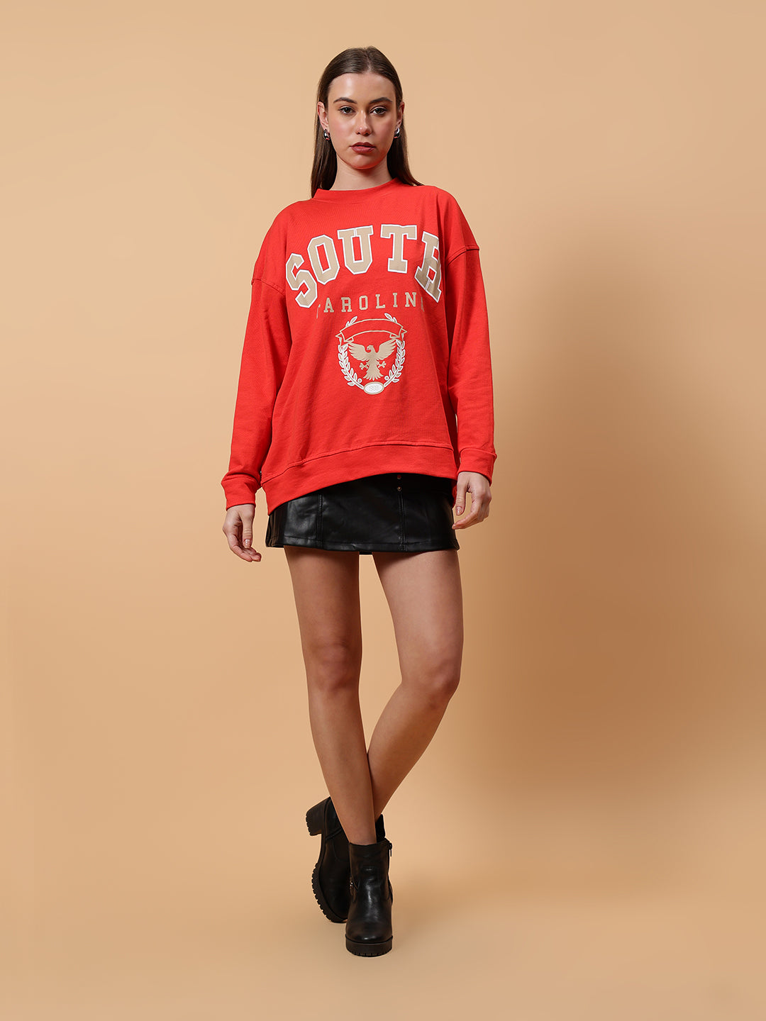 Gaiia Printed Stylish Sweatshirt