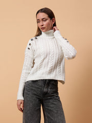 Turtle Neck Pullover Sweater