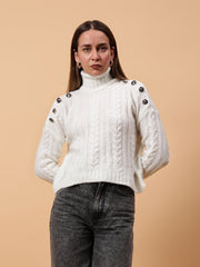 Turtle Neck Pullover Sweater