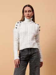 Turtle Neck Pullover Sweater