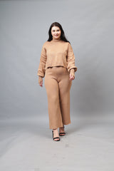 Solid Woollen Co-Ord Set