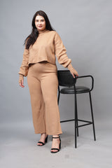 Solid Woollen Co-Ord Set