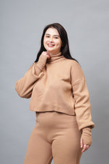 Solid Woollen Co-Ord Set