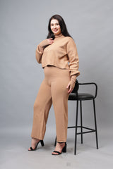 Solid Woollen Co-Ord Set