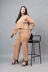 Solid Woollen Co-Ord Set