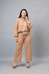 Solid Woollen Co-Ord Set